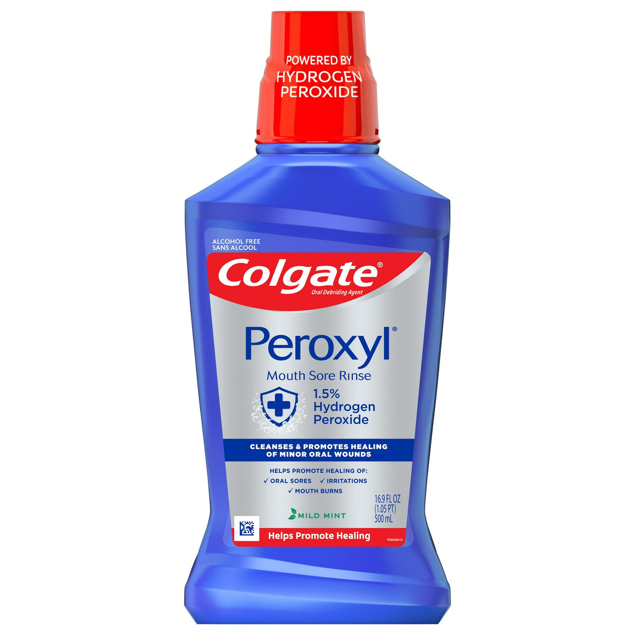 Colgate Peroxyl Mouth Sore Rinse, Mild Mint - 16 oz
